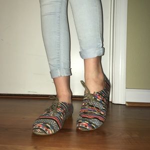 Tribal Patterned Shoes